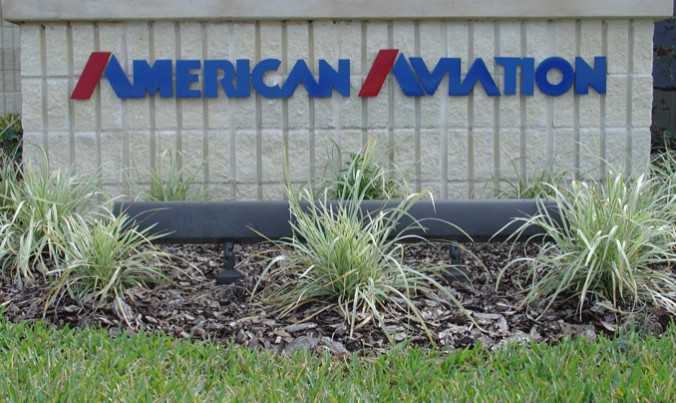 American Aviation Sign